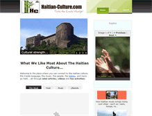 Tablet Screenshot of haitian-culture.com
